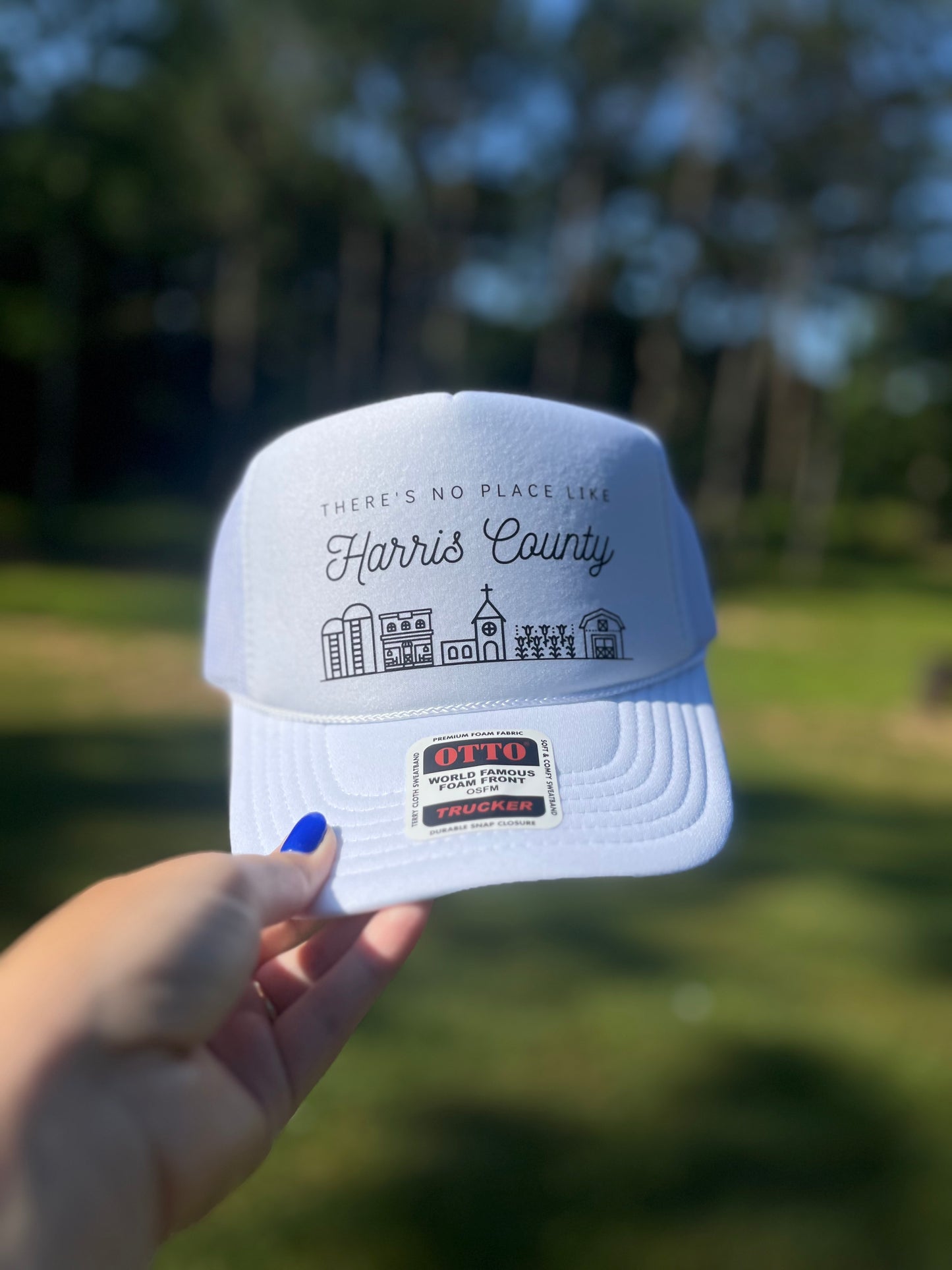 There’s No Place Like Harris County Hat- white