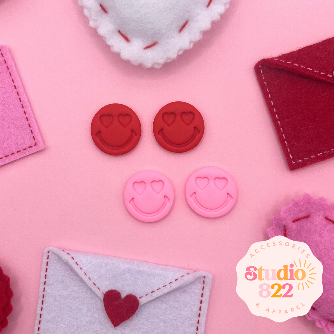 Heart Eye Studs