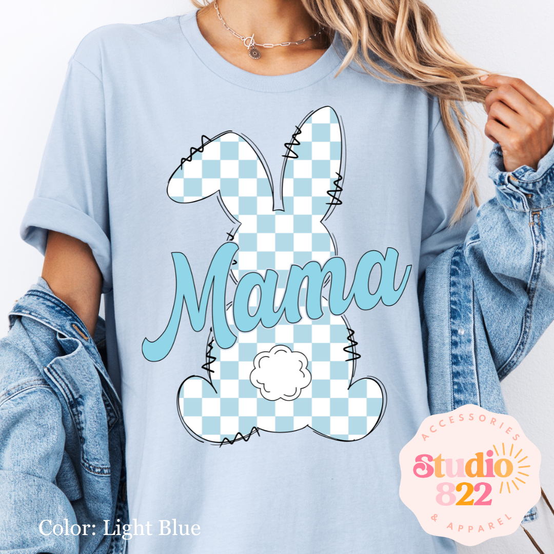 Mama- Easter Bunny Blue