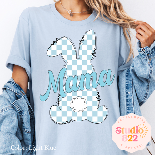 Mama- Easter Bunny Blue