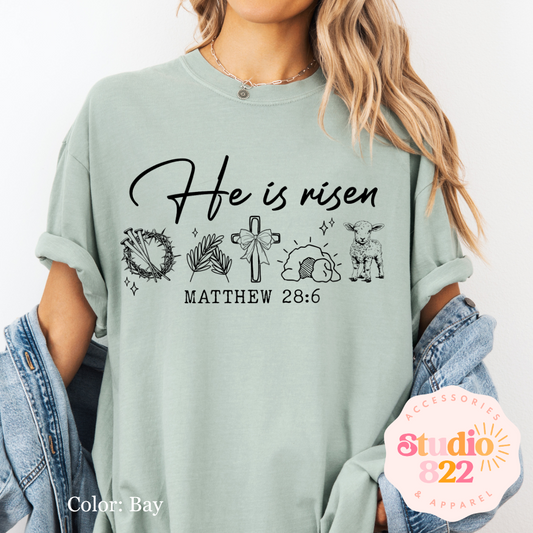 He is Risen: Mathew 28:6- Bay