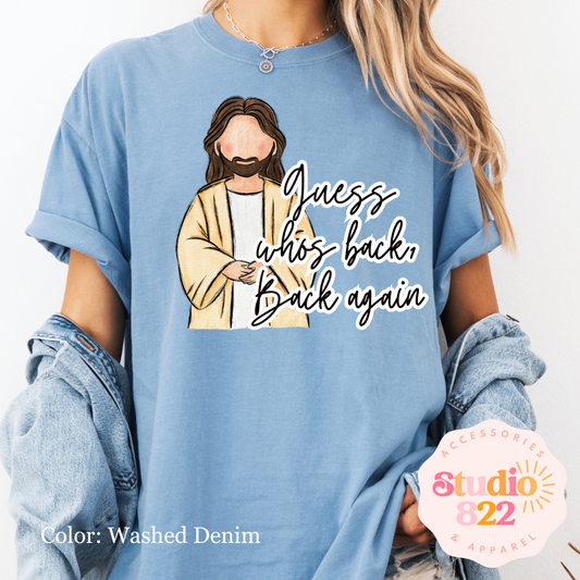 Guess Who's Back, Back Again- Washed Denim