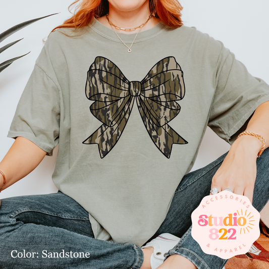 Camo Bow Tshirt