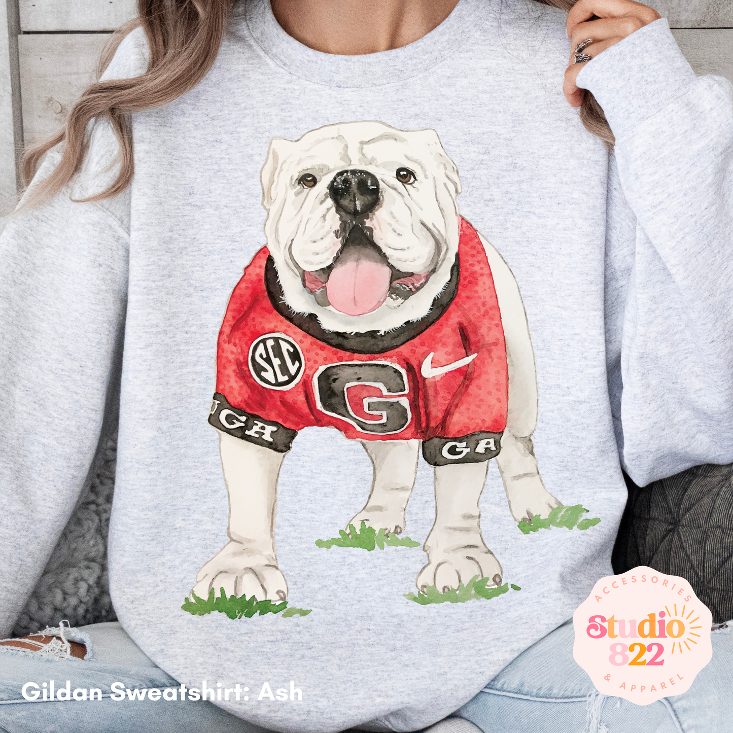 Water Color Bulldawg